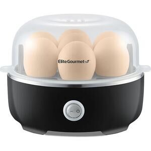 Easy Electric Egg Cooker Egg with Auto Shut-Off, Classic Black